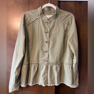 Caslon for Nordstrom army green lightweight jacket. Size M. Like new.
